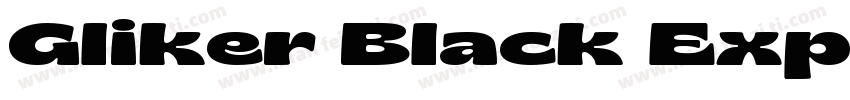 Gliker Black Expanded字体转换